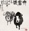 Wu zuoren dos ganado viejo chino